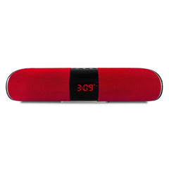 Bluetooth Soundbar Speaker with Clock Display