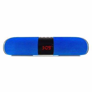 Bluetooth Soundbar Speaker with Clock Display