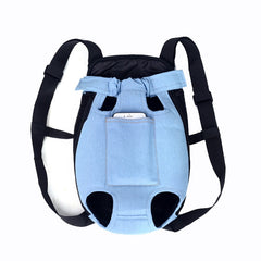 Denim Pet Dog Backpack Outdoor Travel Dog Cat Carrier Bag For Small Pets