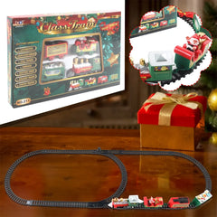 Realistic Toy Electric Christmas Train Set,Easy To Assemble