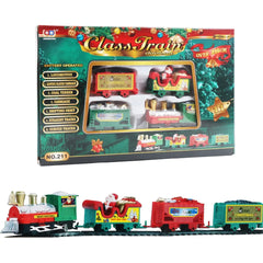 Realistic Toy Electric Christmas Train Set,Easy To Assemble