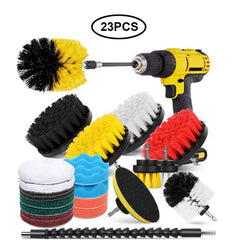 UNTIOR Electric Drill Brush Attachment Set Power Scrubber Brush Car