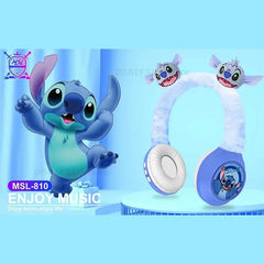 New Disney Stitch Wireless Bluetooth Headphones MSL-810 HIFI Stereo