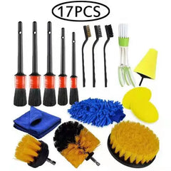 UNTIOR Electric Drill Brush Attachment Set Power Scrubber Brush Car