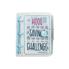 Creative $1,000 Savings Challenge Binder with Envelope Durable Glossy