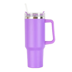 40oz Insulated Mug Tumbler With Straw