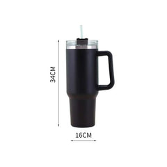 40oz Insulated Mug Tumbler With Straw