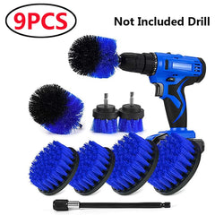 UNTIOR Electric Drill Brush Attachment Set Power Scrubber Brush Car