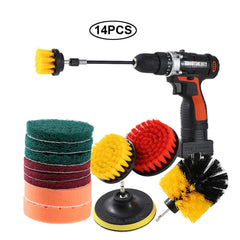 UNTIOR Electric Drill Brush Attachment Set Power Scrubber Brush Car