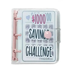 Creative $1,000 Savings Challenge Binder with Envelope Durable Glossy