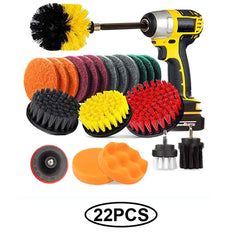 UNTIOR Electric Drill Brush Attachment Set Power Scrubber Brush Car