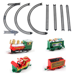 Realistic Toy Electric Christmas Train Set,Easy To Assemble