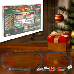 Realistic Toy Electric Christmas Train Set,Easy To Assemble