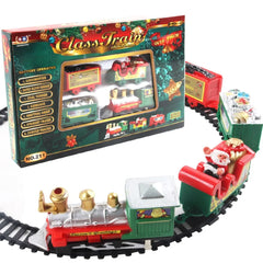 Realistic Toy Electric Christmas Train Set,Easy To Assemble