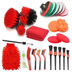 UNTIOR Electric Drill Brush Attachment Set Power Scrubber Brush Car