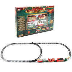 Realistic Toy Electric Christmas Train Set,Easy To Assemble