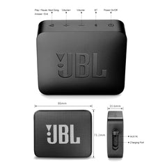 Portable Waterproof Wireless JBL GO2 Bluetooth Speaker