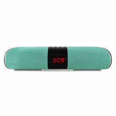 Bluetooth Soundbar Speaker with Clock Display